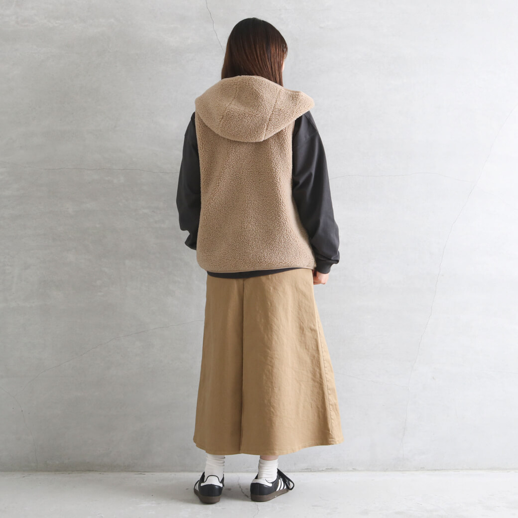WOMEN'S INSULATION COLLARLESS VEST｜VEST｜DANTON(ダントン