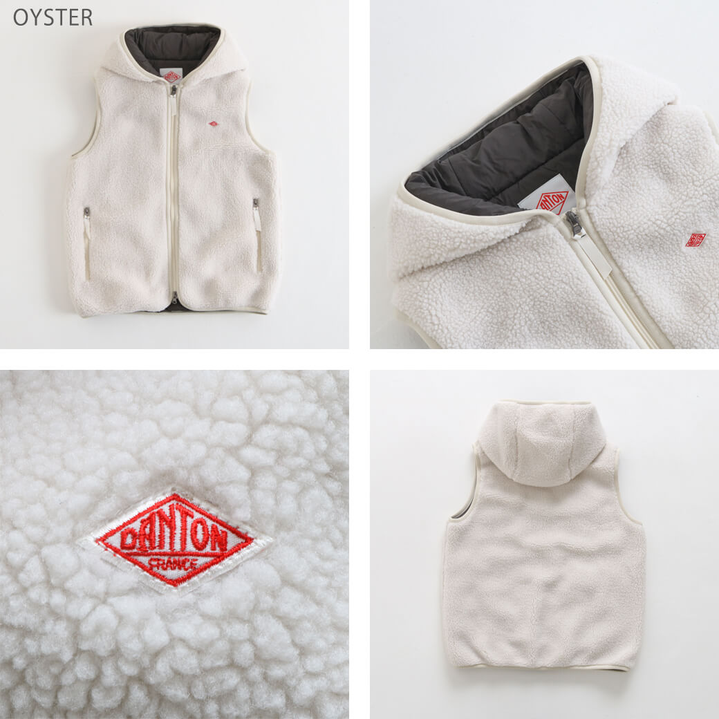 DANTON ダントン INSULATION LIGHT BOA HOODED VEST｜BORN FREE