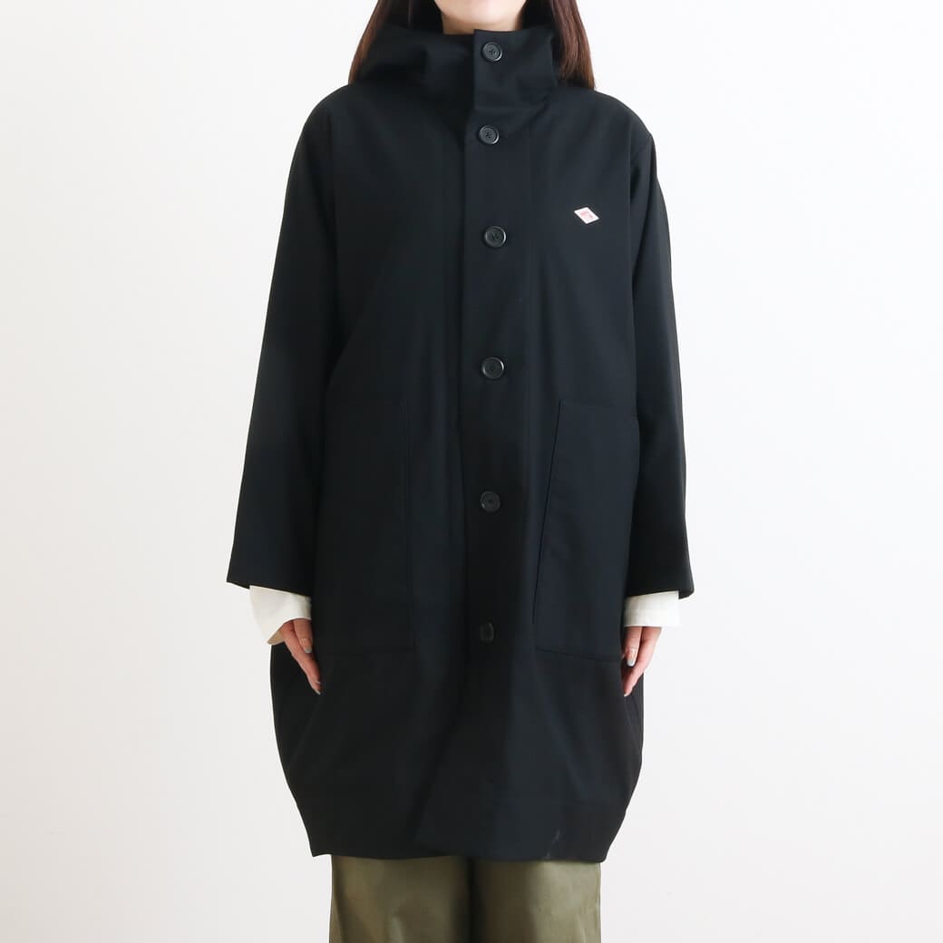 DANTON ダントン ウール ライク クロス フード コート｜BORN