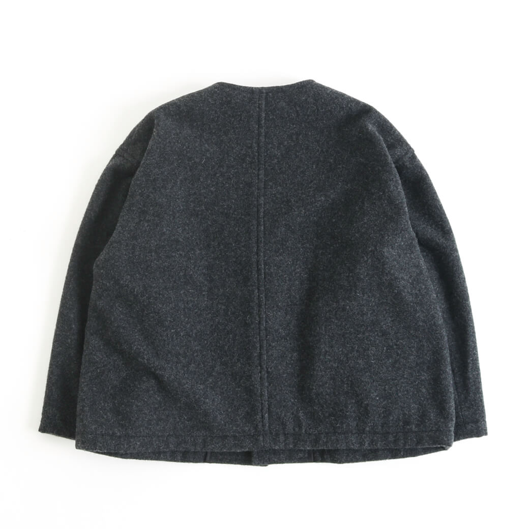 DANTON ダントン SINGLE WOOL PILE V NECK JACKET｜BORN FREE