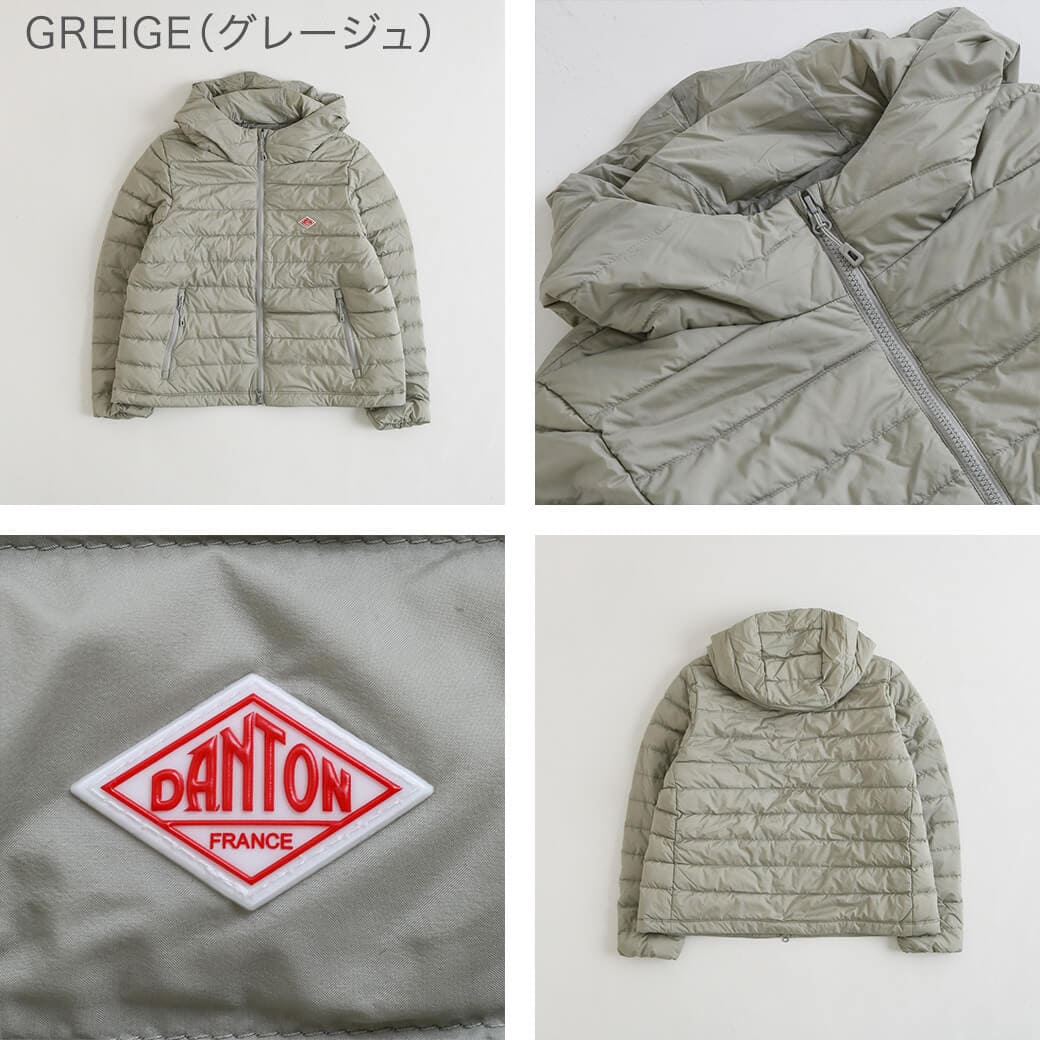 ダントン　フード付きgreige色ダウンジャケット 楽天市場】danton ダウン greigeの通販