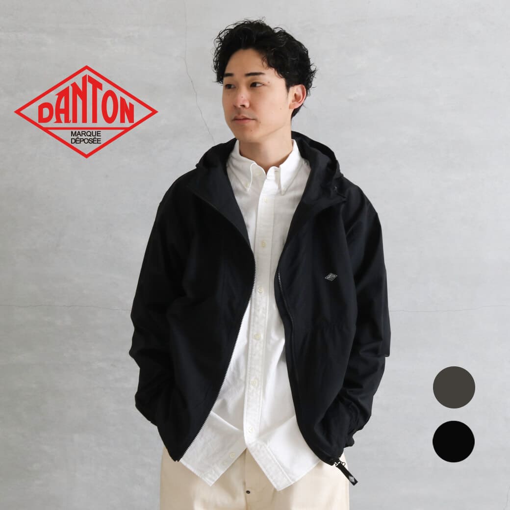 DANTON ダントン メンズスタナー ナイロン フーデッド ジャケット