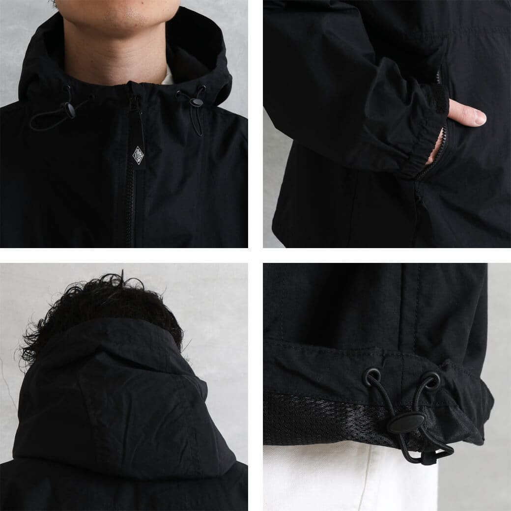DANTON ダントン メンズスタナー ナイロン フーデッド ジャケット