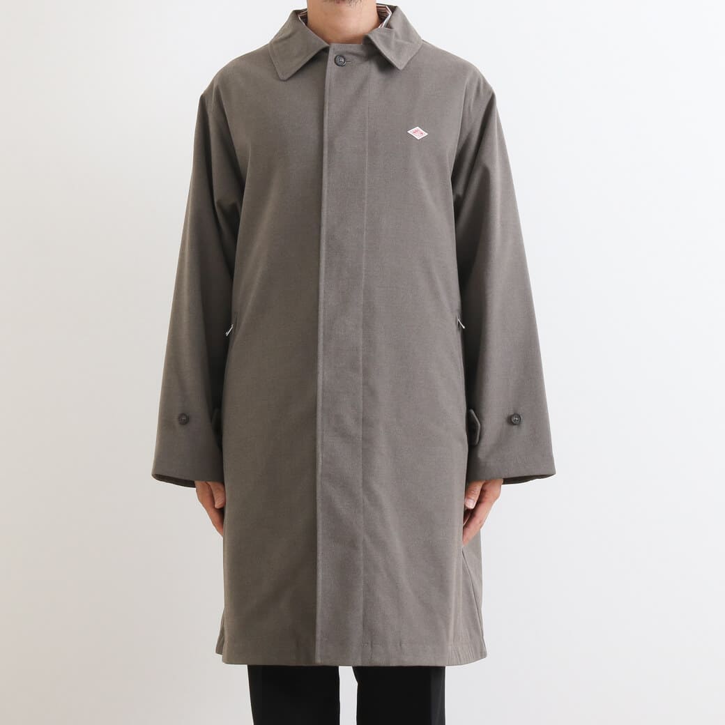 Danton メンズ ノーカラーコート danton ノーカラーコート
