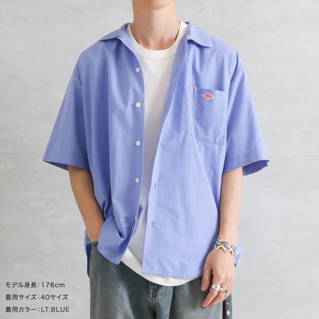 DANTON ダントン コットンポプリン ワークシャツ｜BORN FREE ONLINE SHOP