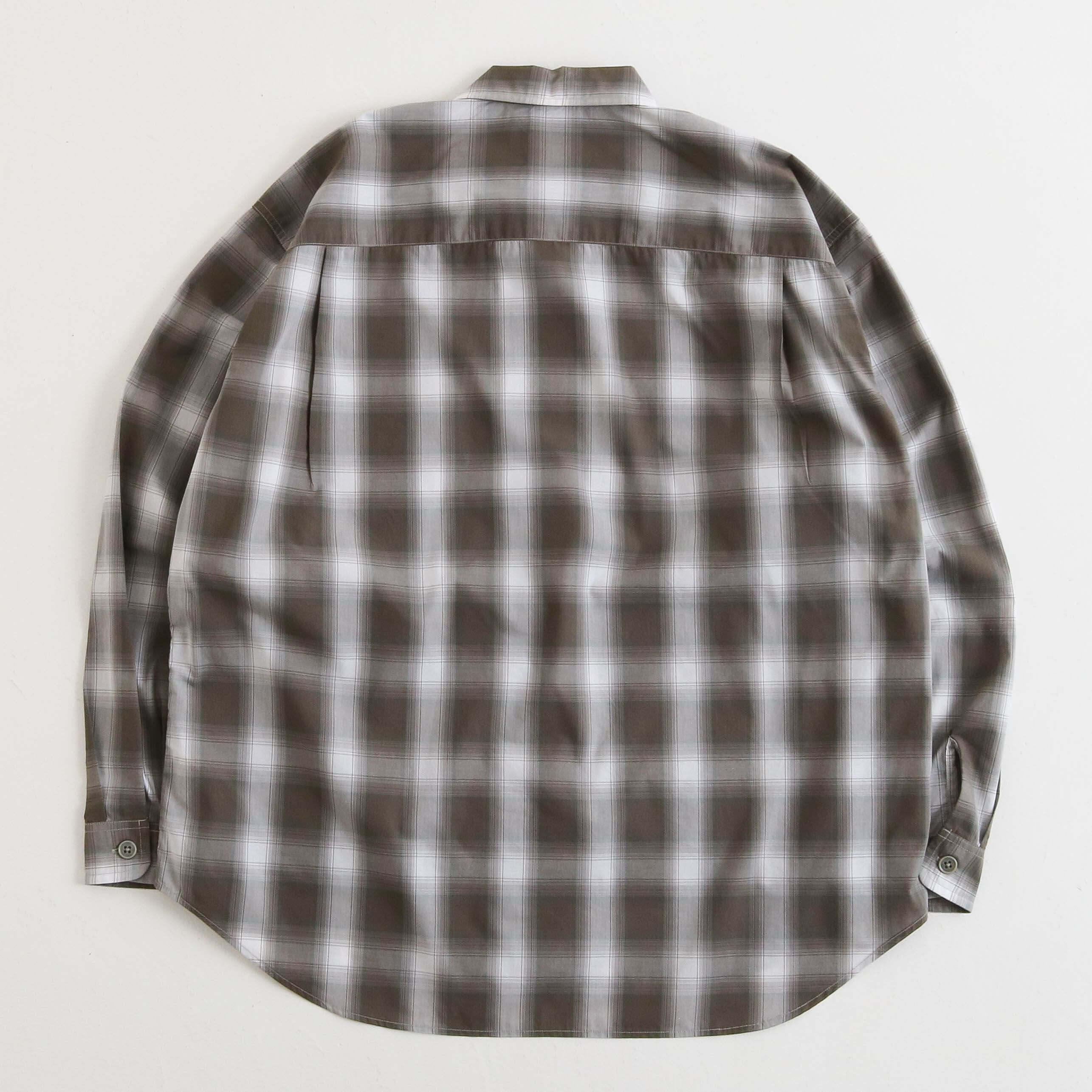 【33】DANTON ダントン ワークシャツ ワイドシャツ メンズ グレー 美品 DANTON ダントン メンズワークシャツ｜BORN FREE ONLINE SHOP
