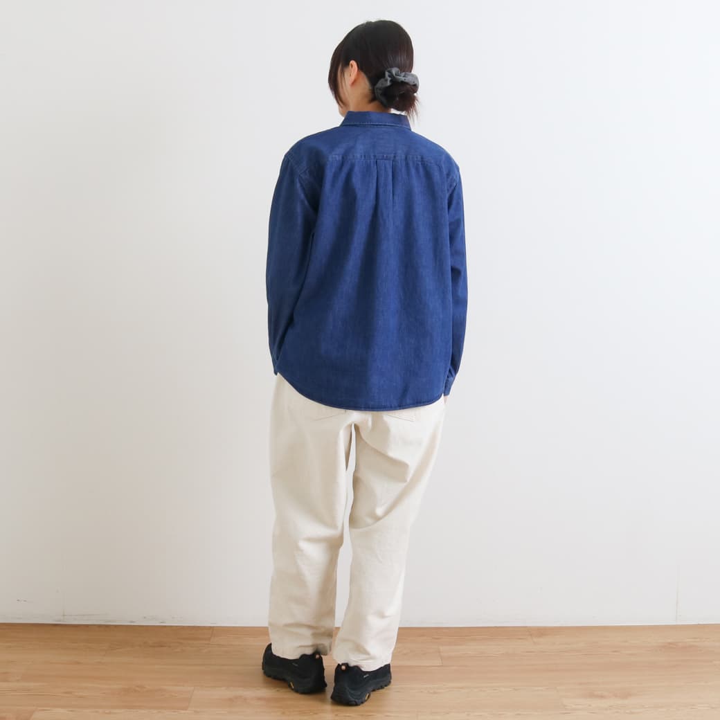 DANTON ダントン ウィメンズ デニム ダンガリー クラシック カラー