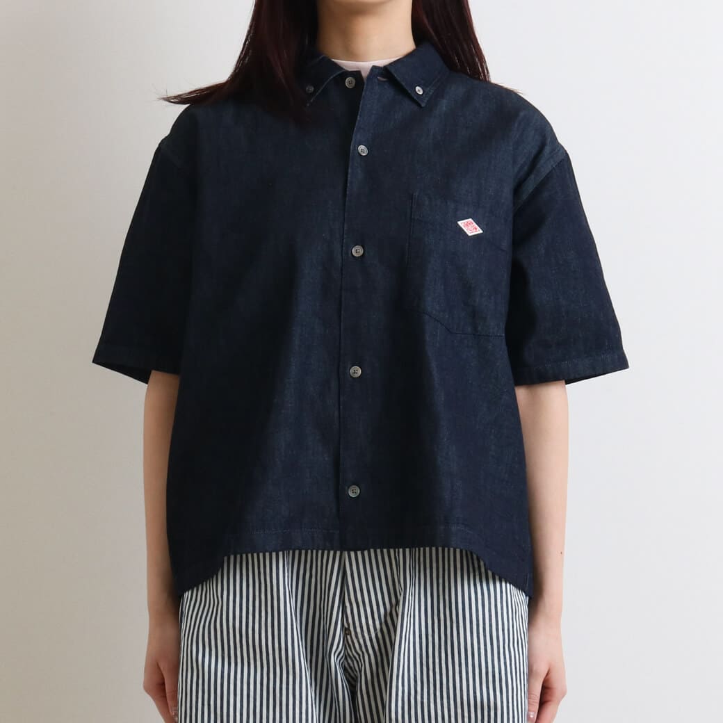 DANTON ダントン ボタンダウンショートスリーブシャツ｜BORN FREE