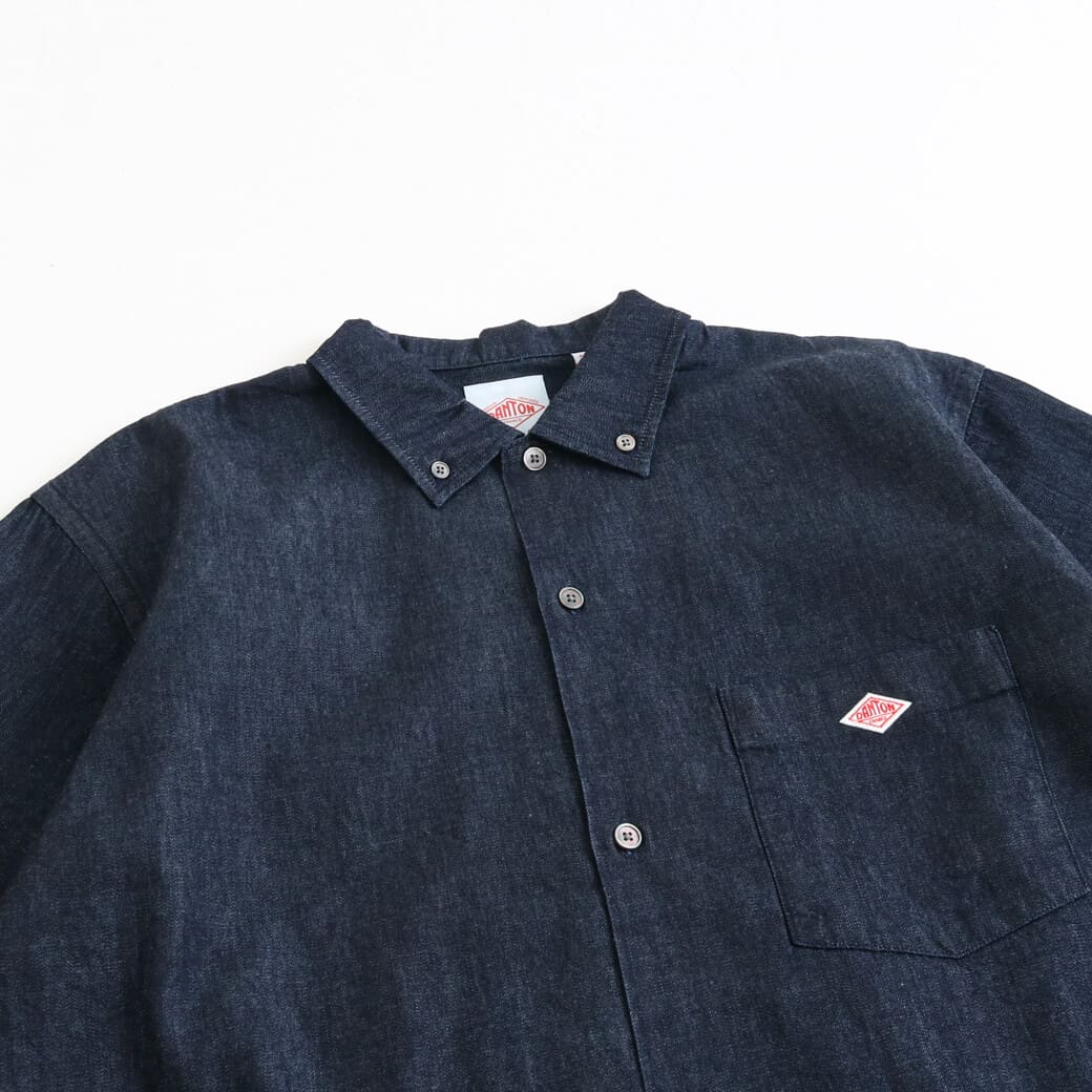 DANTON ダントン ボタンダウンショートスリーブシャツ｜BORN FREE