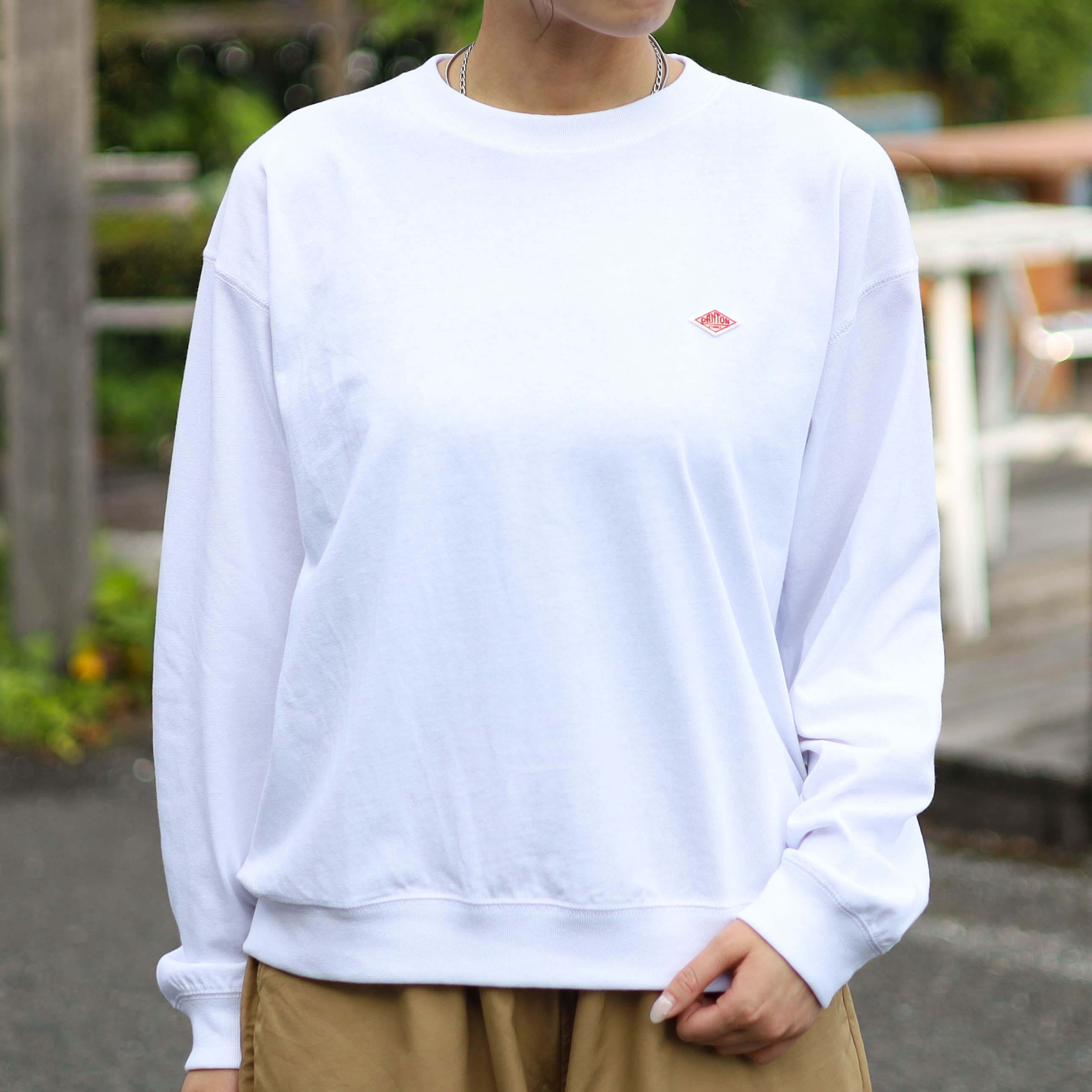 DANTON ダントン ウーマン ロングスリーブ スウェットTシャツ