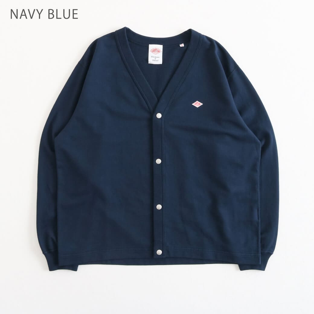 DANTON ダントン コットンテリー ブイネックカーディガン｜BORN FREE