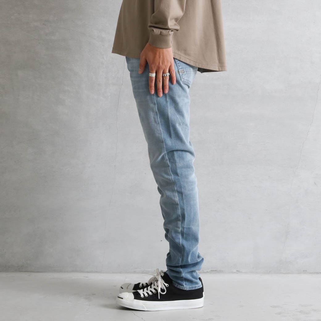 DENHAM ダークブルー スリムフィットジーンズ DENHAM デンハム レイザー スリムフィットジーンズ ｜BORN FREE