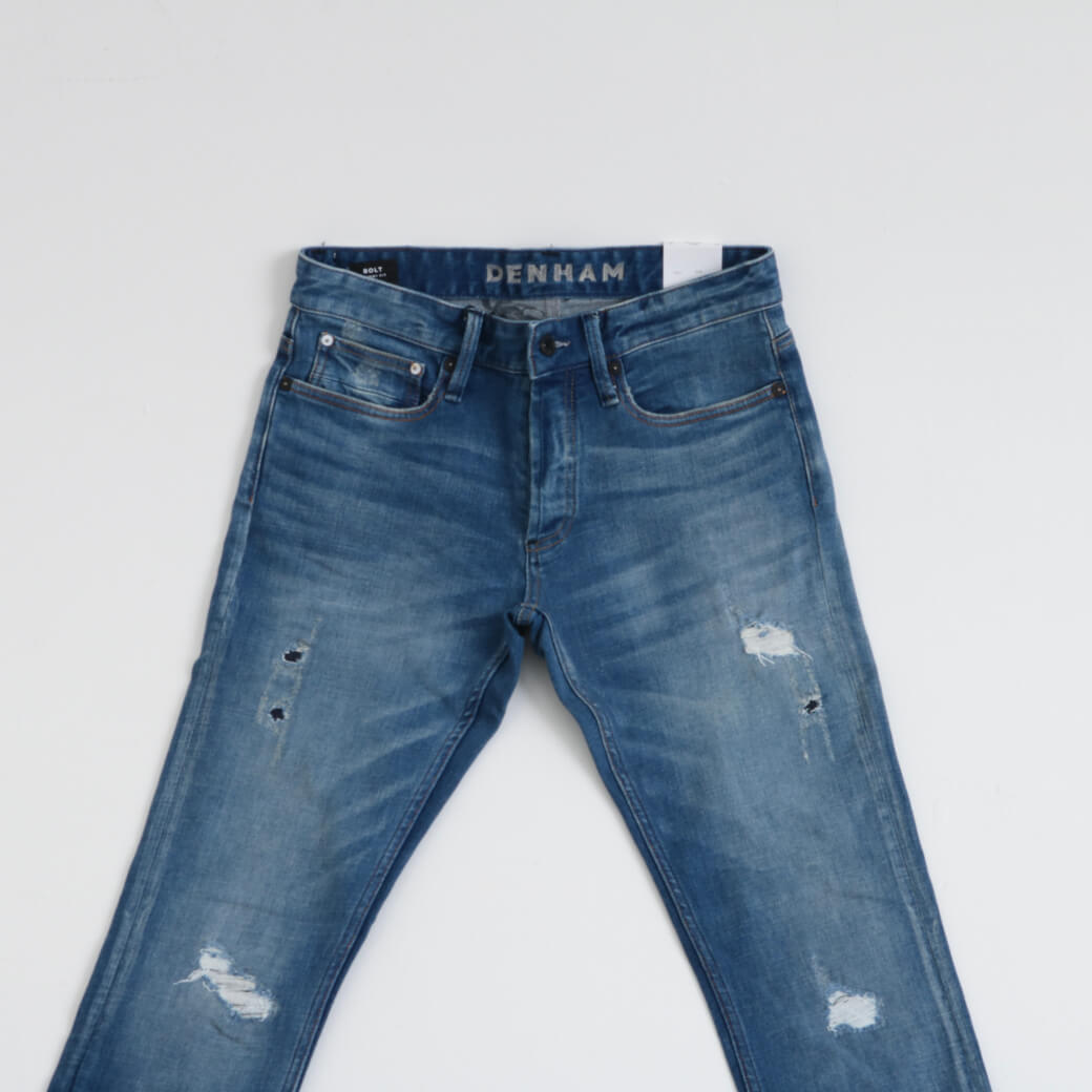 DENHAM BOLT ダークブルー スキニーデニム 31 DENHAM（デンハム） BOLT SKINNY FIT WLFMDD ボルト スキニー