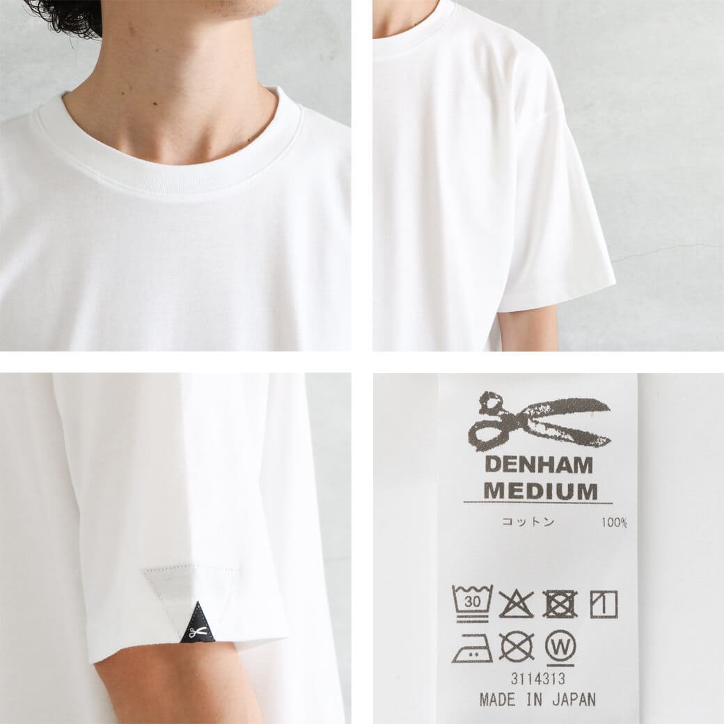 DENHAM デンハム ウォーター ペインティング シザー Tシャツ