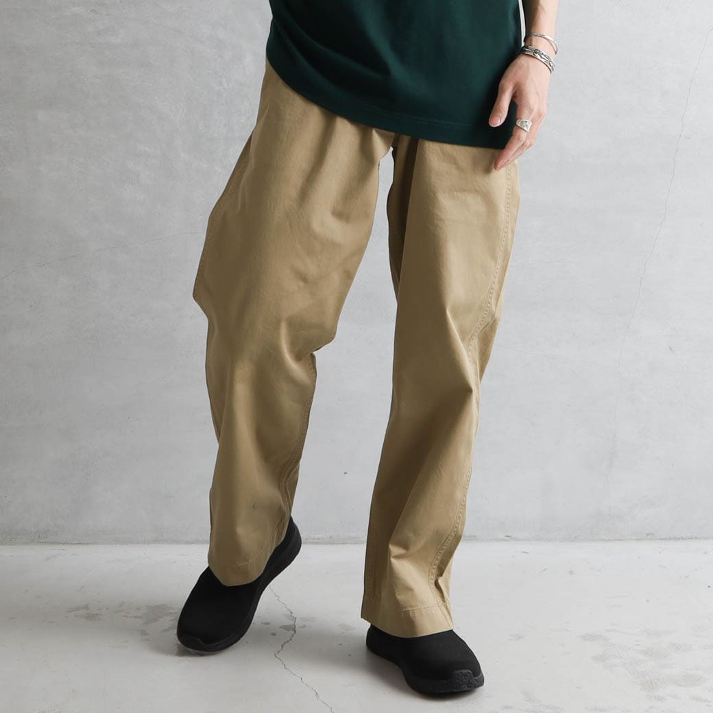 EDWIN エドウィン KHAKIS ワイドストレートチノパンツ