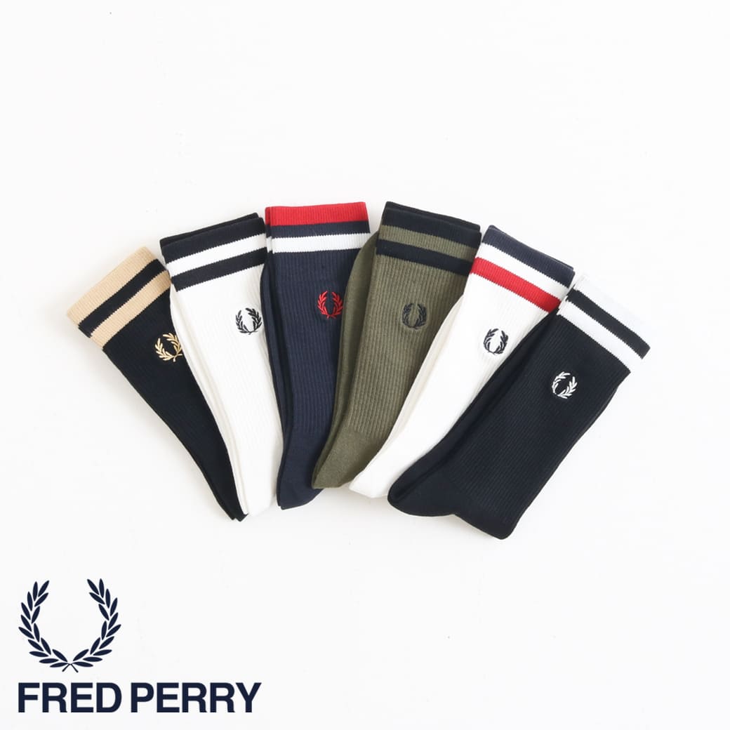 FRED PERRY フレッドペリー ティップスポーツソックス｜BORN FREE