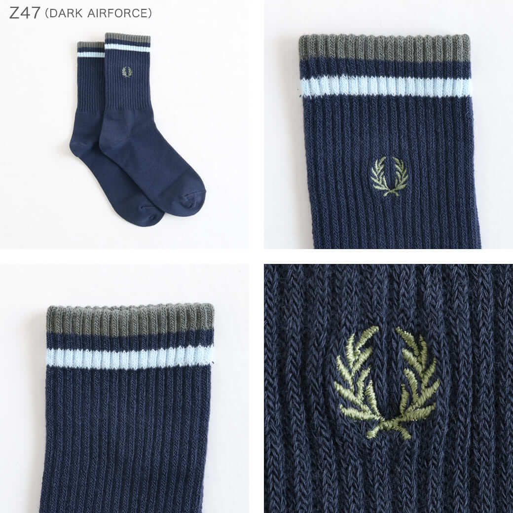 FRED PERRY フレッドペリー Tipped Short Socks｜BORN FREE