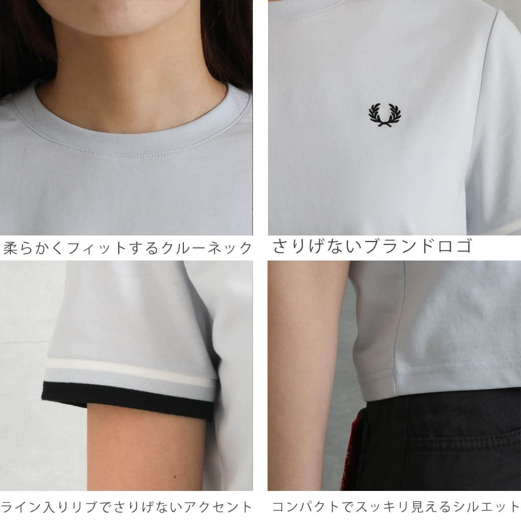 FRED PERRY フレッドペリー ボールドティップドティーシャツ｜BORN