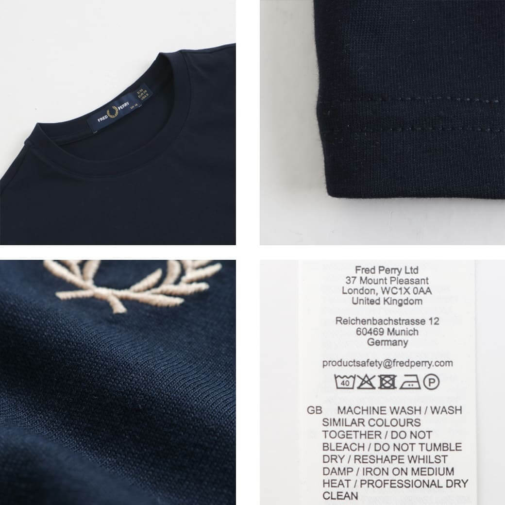 FRED PERRY フレッドペリー ボールドティップドティーシャツ｜BORN