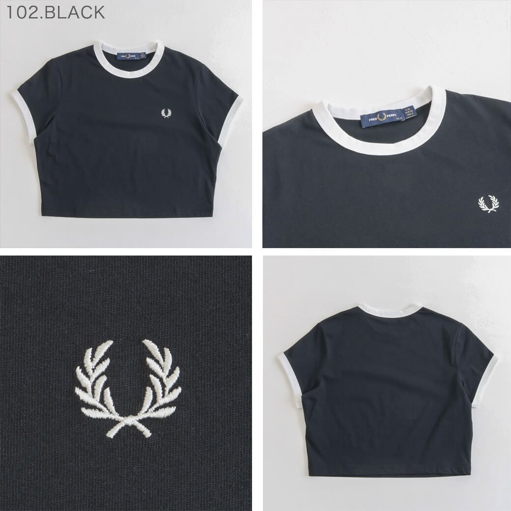 FRED PERRY フレッドペリー クロップドTシャツ｜BORN FREE ONLINE SHOP