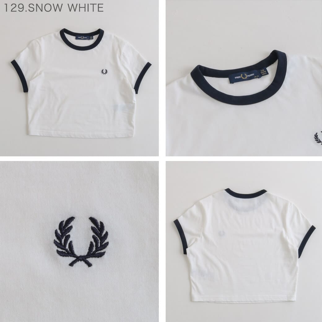 FRED PERRY フレッドペリー クロップドTシャツ｜BORN FREE ONLINE SHOP