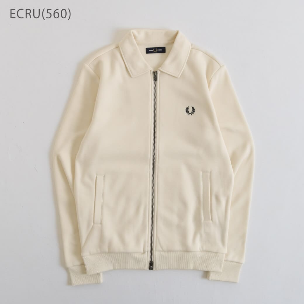 Fred Perry ベージュ ジップアップジャケット J2321-691 - Oatmeal | Mens Coats & Jackets | Bomber Jackets