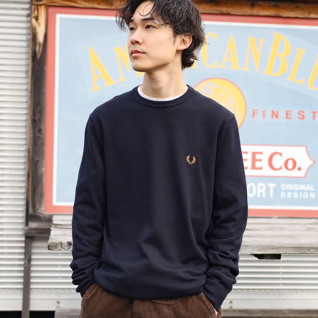 FRED PERRY フレッドペリー クラシッククルーネックジャンパー