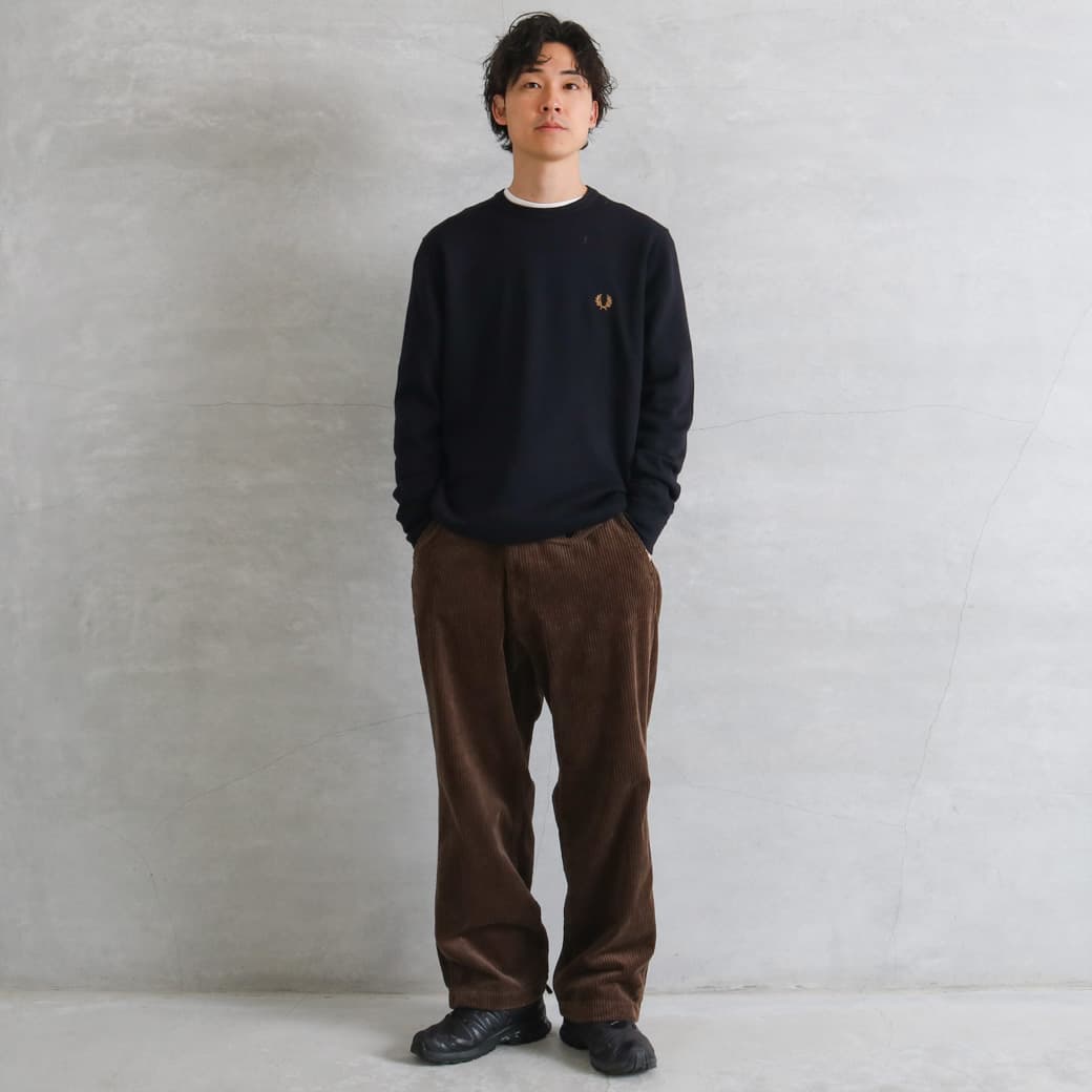 FRED PERRY フレッドペリー クラシッククルーネックジャンパー｜BORN
