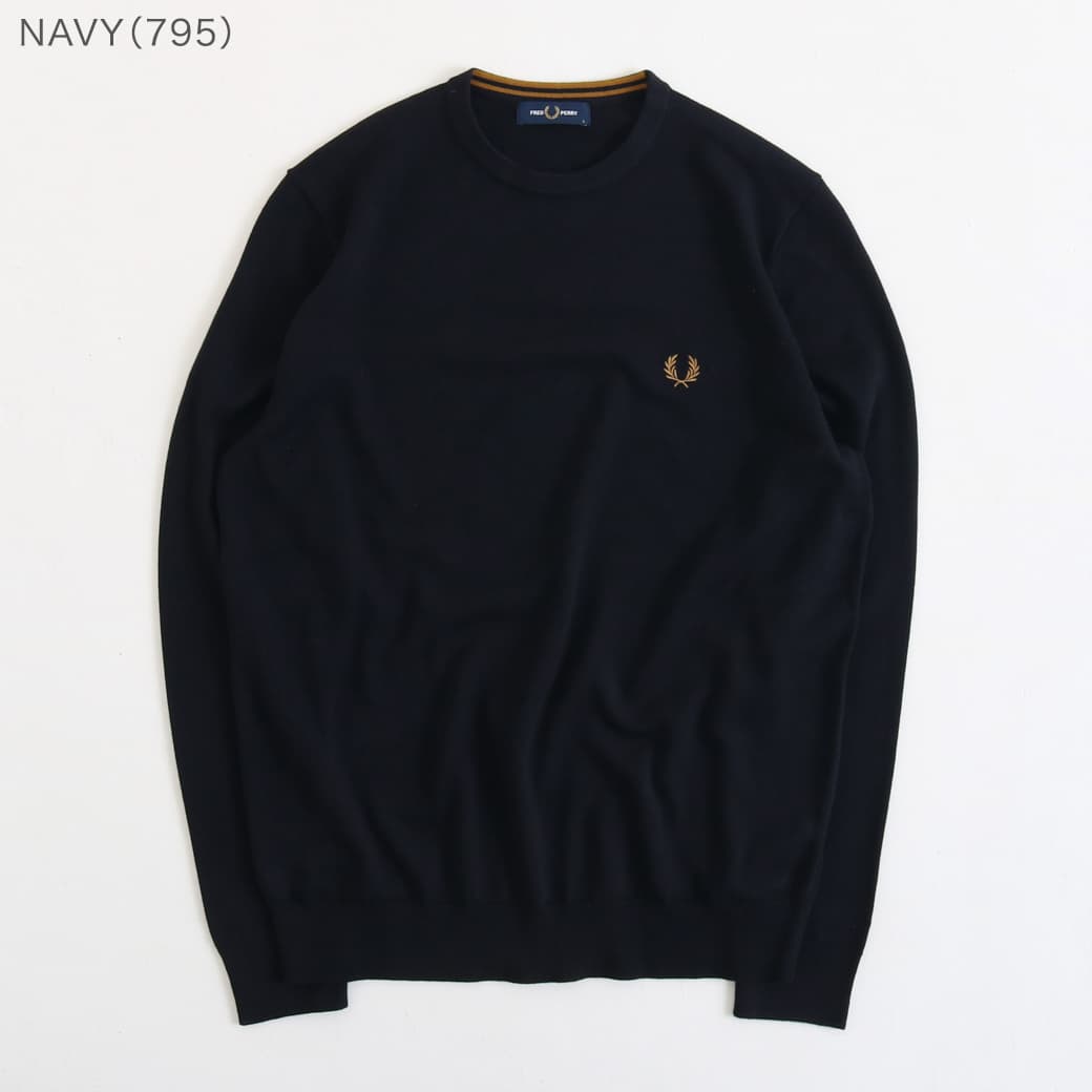 FRED PERRY フレッドペリー クラシッククルーネックジャンパー｜BORN