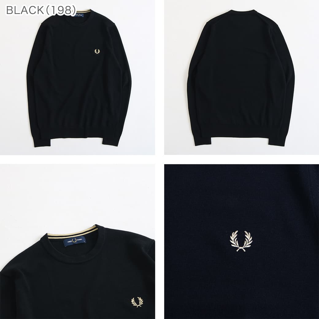 FRED PERRY フレッドペリー クラシッククルーネックジャンパー｜BORN