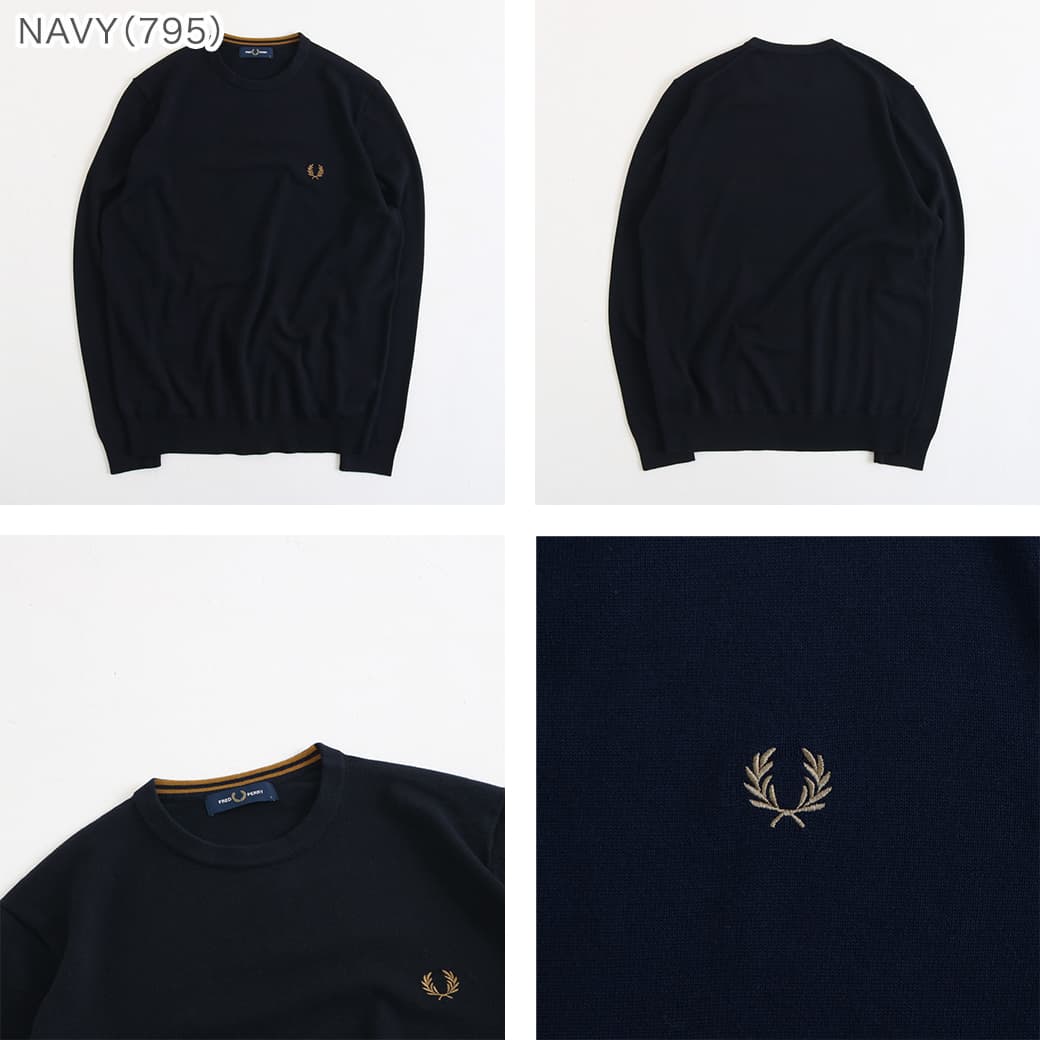 FRED PERRY フレッドペリー クラシッククルーネックジャンパー｜BORN