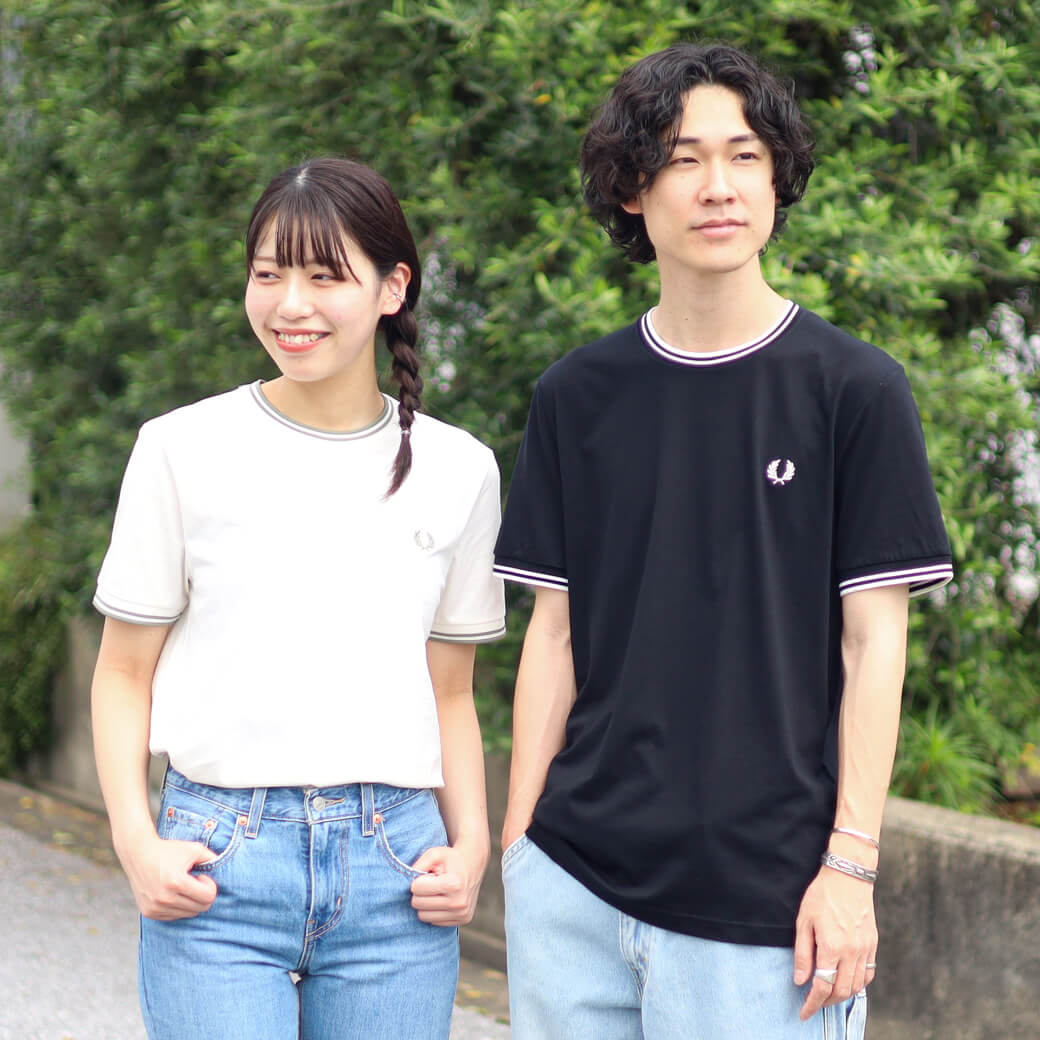 FRED PERRY フレッドペリー ツインティップド Tシャツ