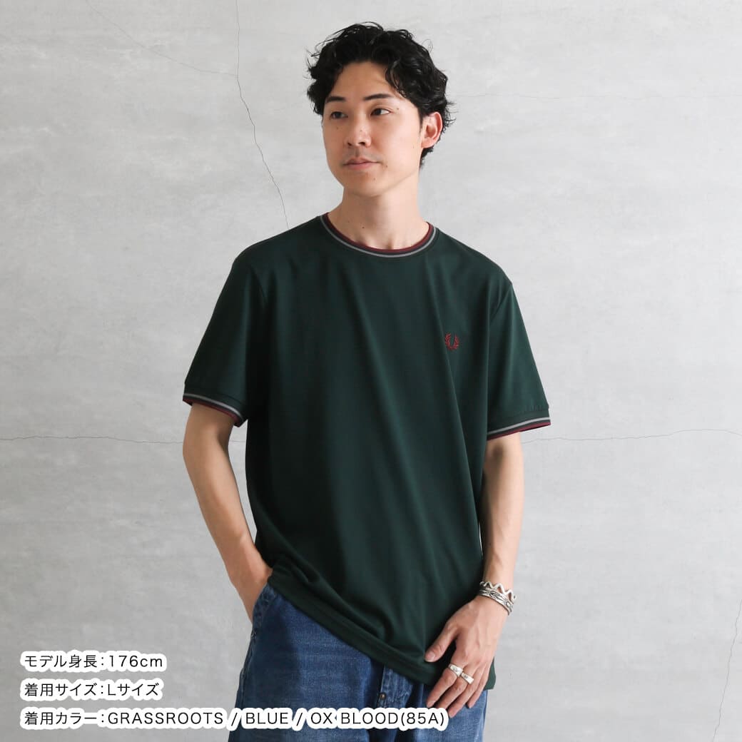 FRED PERRY フレッドペリー ツインティップド Tシャツ｜BORN FREE