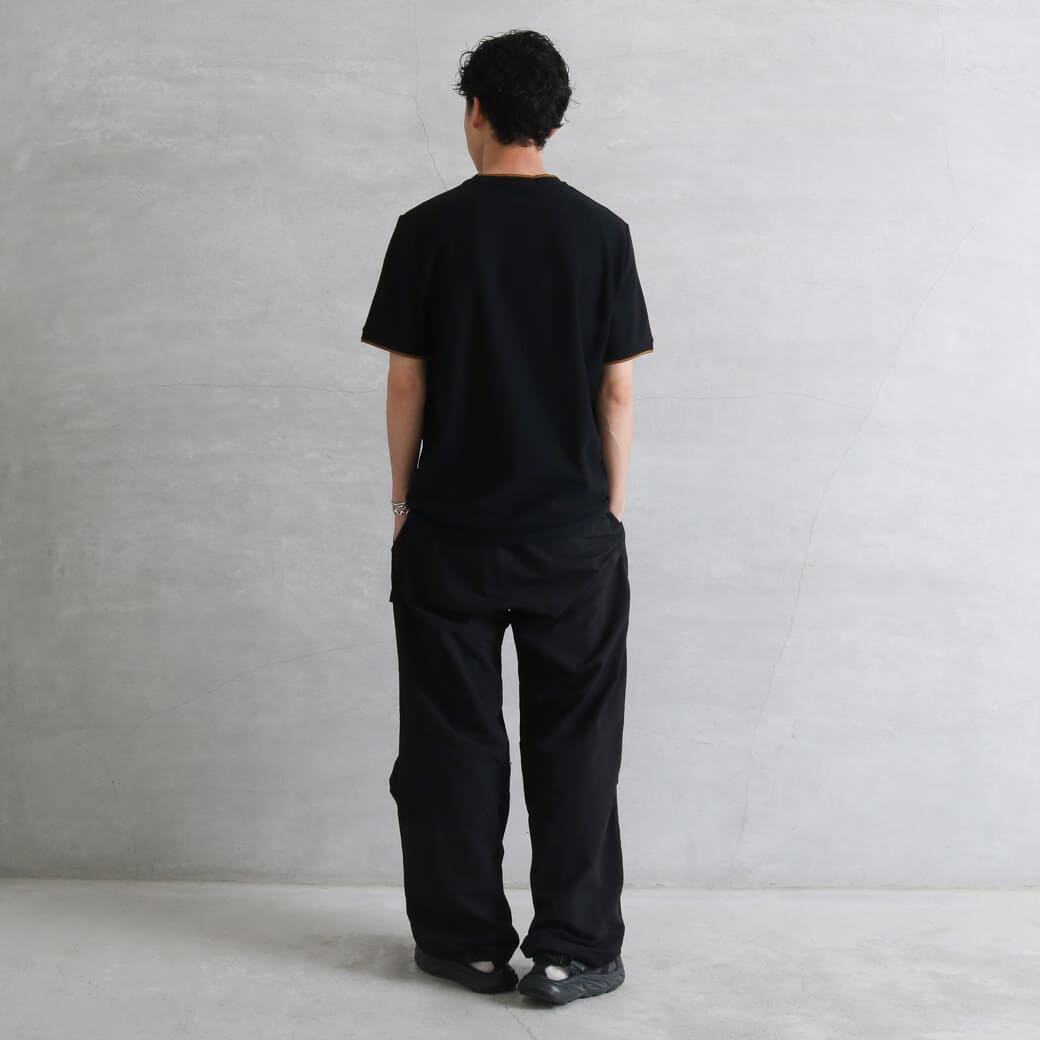 FRED PERRY フレッドペリー トリムディテール クレープピケ Tシャツ