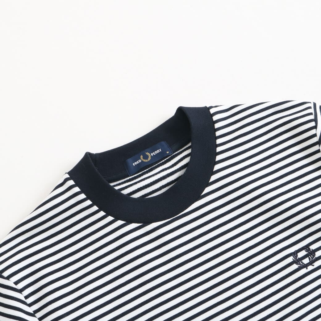 別注【FRED PERRY】ストライプ T-SHIRT BEAMS MEN｜【別注】FRED PERRY / リラックス ストライプ ピケ T
