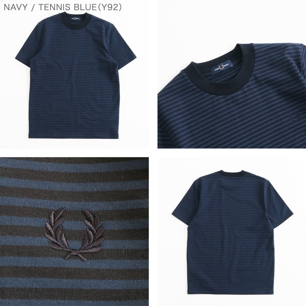 即発 フレッドペリー ファインストライプTシャツ M6581 楽天市場】[期間SALE] FRED PERRY/フレッドペリー FINE STRIPE