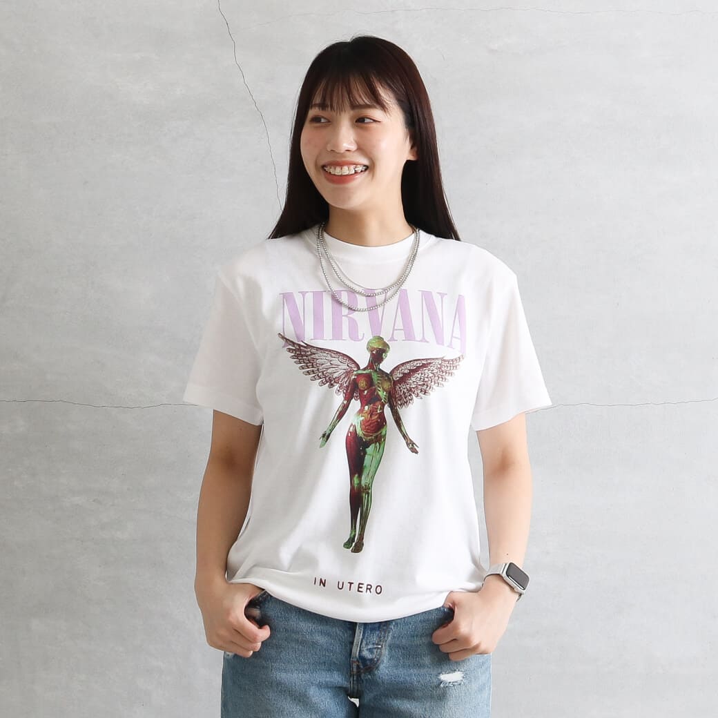 【今だけ20％OFF】GOOD ROCK SPEED グッドロックスピード NIRVANA ニルヴァーナ IN UTERO T-SHIRT