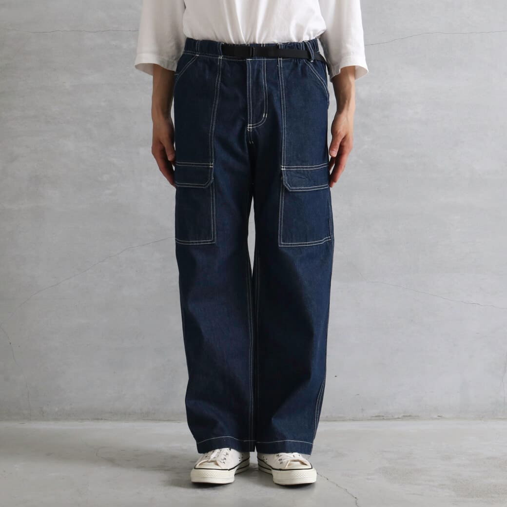 【良品】GRAMICCI Lサイズ デニムパンツ　送料無料 Gramicci グラミチ デニムEQTパンツ｜BORN FREE ONLINE SHOP