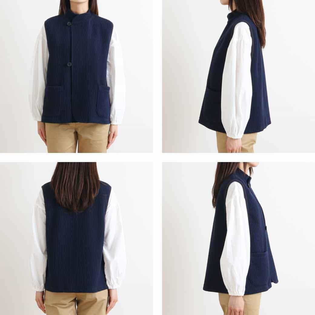 grin グリン ストライプキルト スタンドVT｜BORN FREE ONLINE SHOP