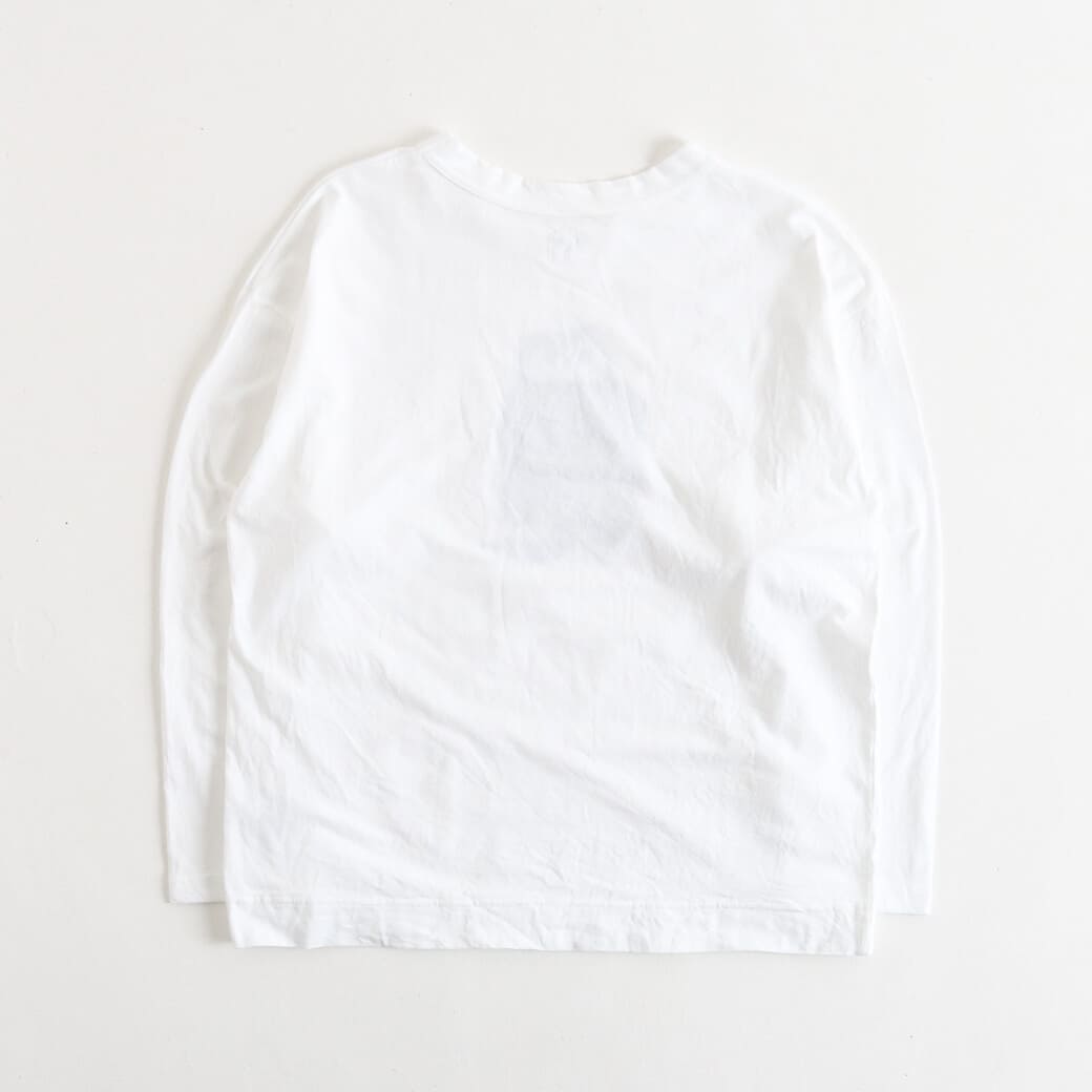 grin エーゲ海ふくろうプリント長袖Tシャツ grin グリン OGエーゲ海 パン刺繍 プリントTシャツ｜BORN FREE