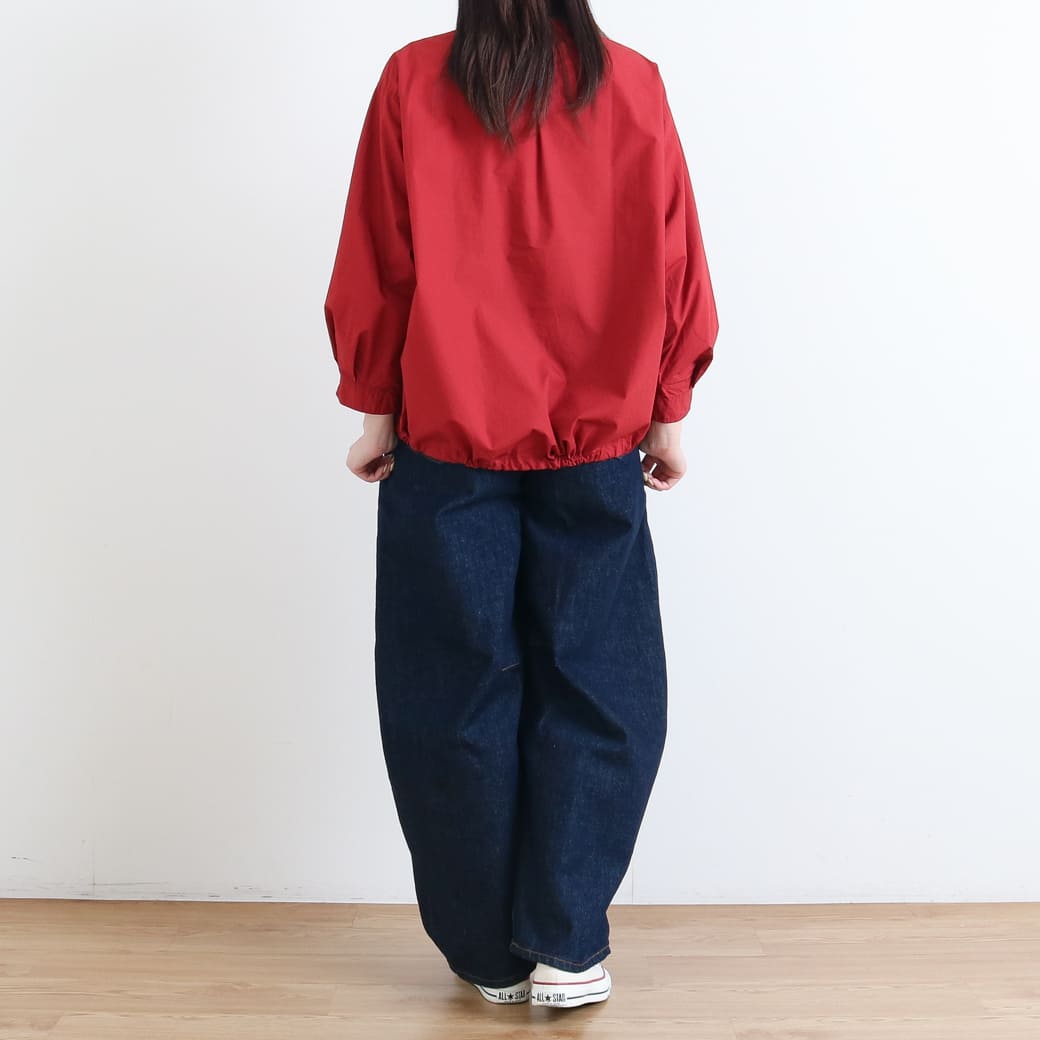 grin グリン ワッシャーTW 袖タックドロストプルオーバー｜BORN FREE