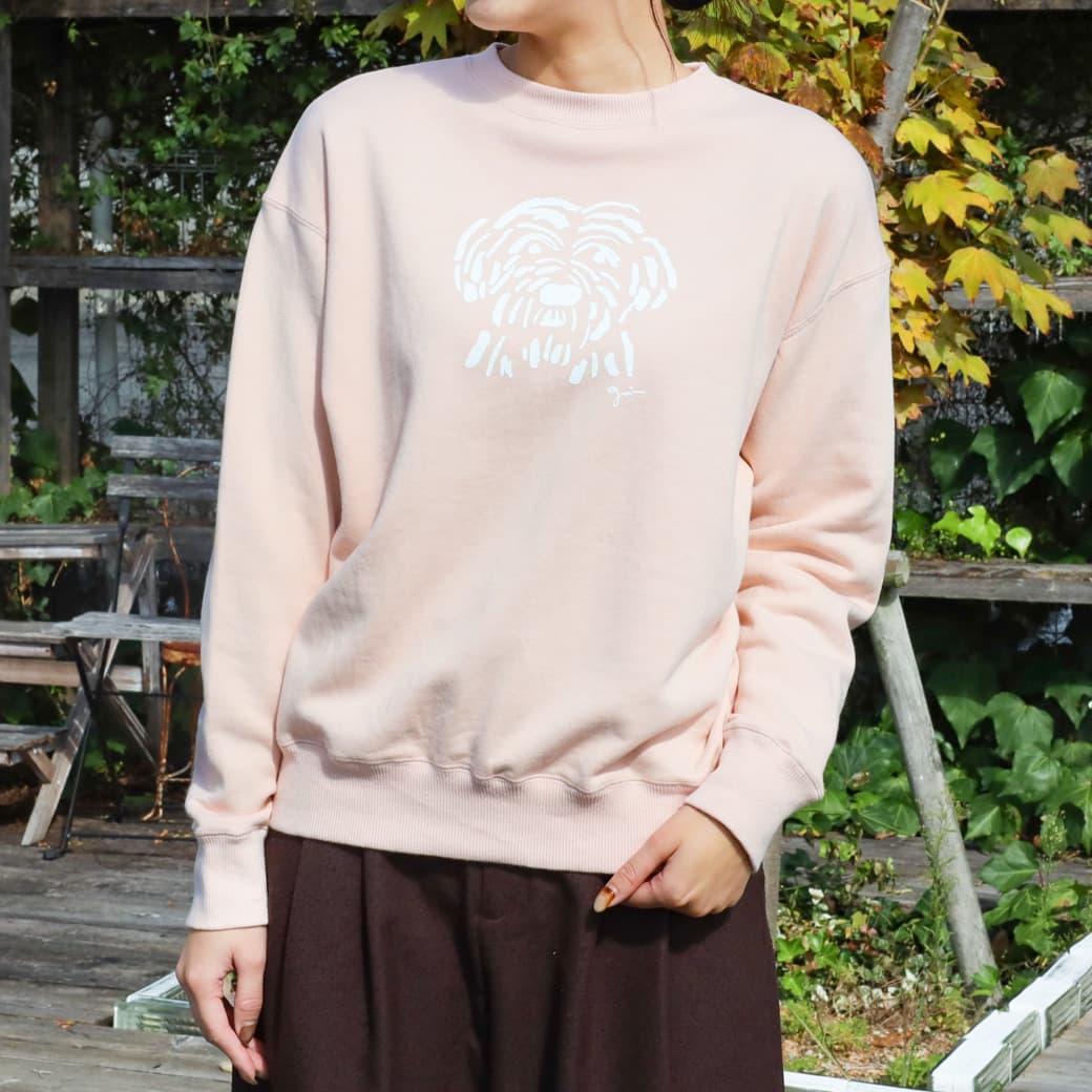 grin グリン コーマ裏毛プリントプルオーバー