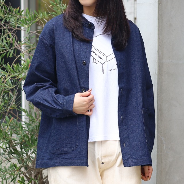 grin グリン デニムSTRスタンドオーバーシャツ