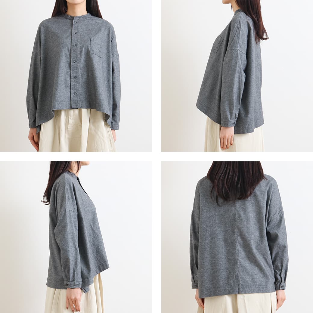 grin グリン コットンネルスクエアシャツ｜BORN FREE ONLINE SHOP