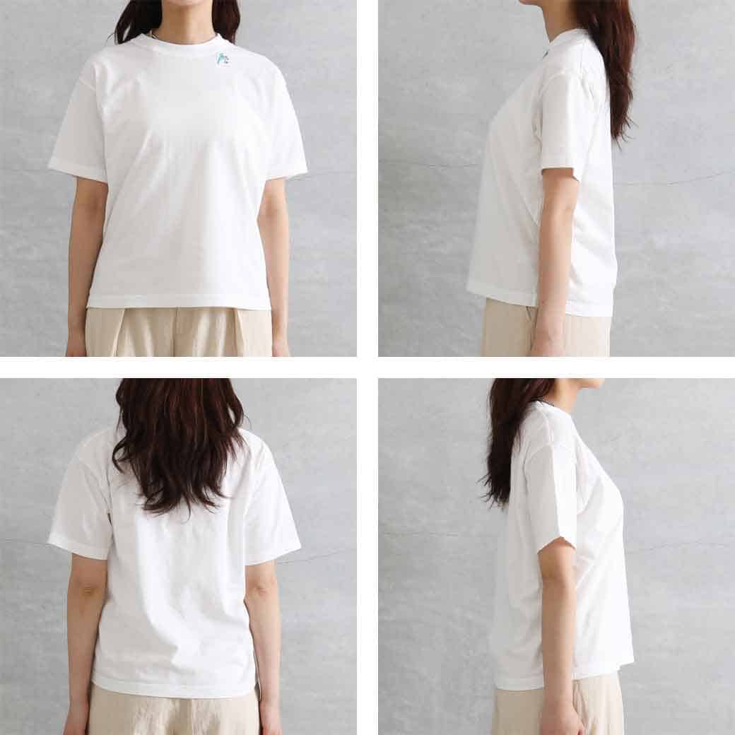 grin×BORN FREE 別注 OGエーゲ海琵琶湖刺繍Tシャツ｜BORN FREE ONLINE SHOP