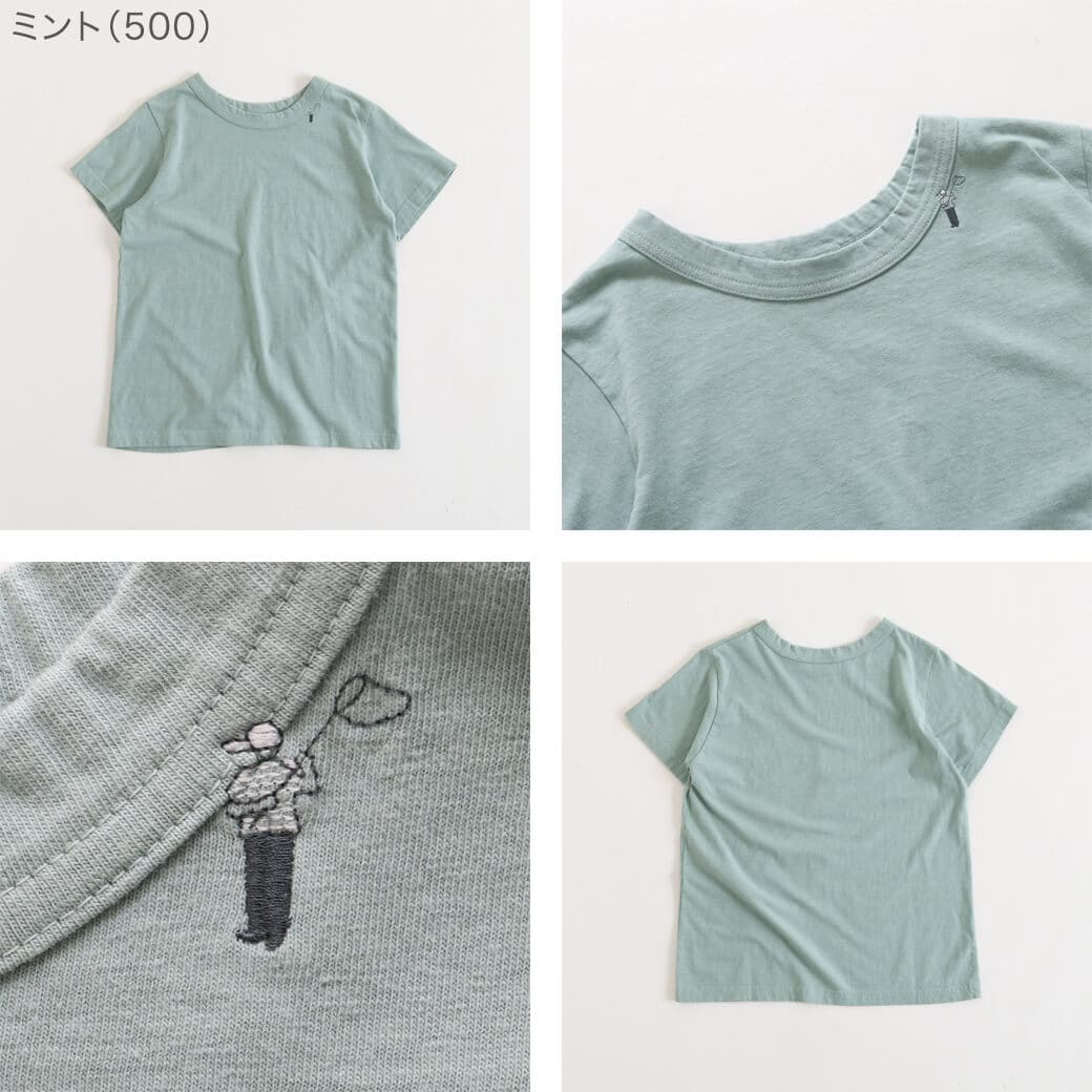 grin グリン M天竺 キャッチング刺繍 TEE｜BORN FREE ONLINE SHOP