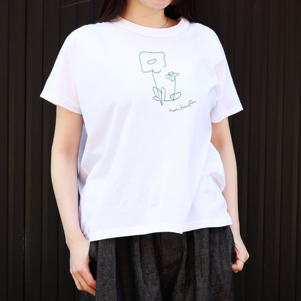 grin グリン B天竺 クラフト刺繍 Tシャツ