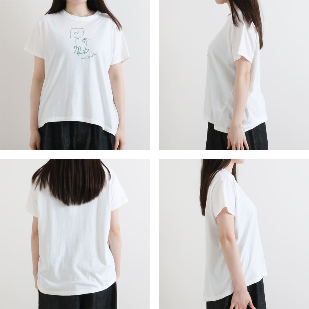 grin グリン B天竺 クラフト刺繍 Tシャツ｜BORN FREE ONLINE SHOP