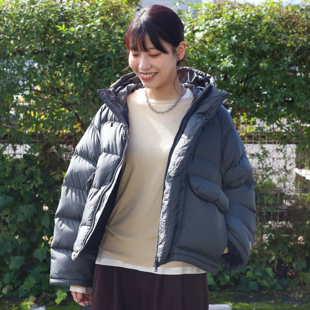 GYMPHLEX ジムフレックス ナイロンタフタ ダウンフードジャケット