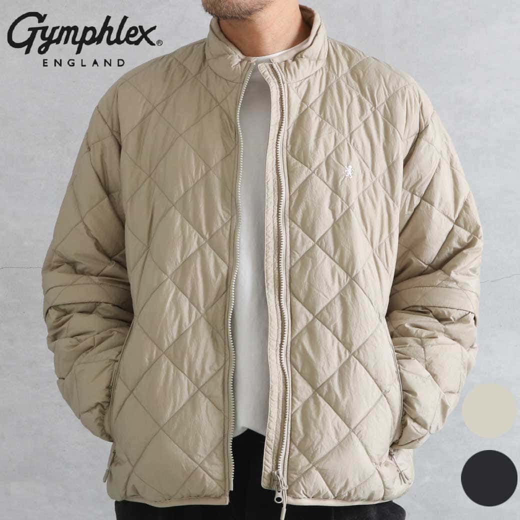 Gymphlex ジムフレックス ナイロンタフタ 2WAYスタンドカラー